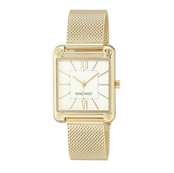 Women\'s Mesh Bracelet Watch Gold Color main image 6